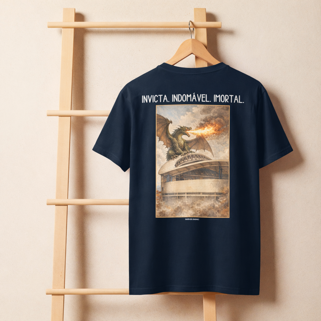 T-SHIRT INVICTA, INDOMÁVEL, IMORTAL